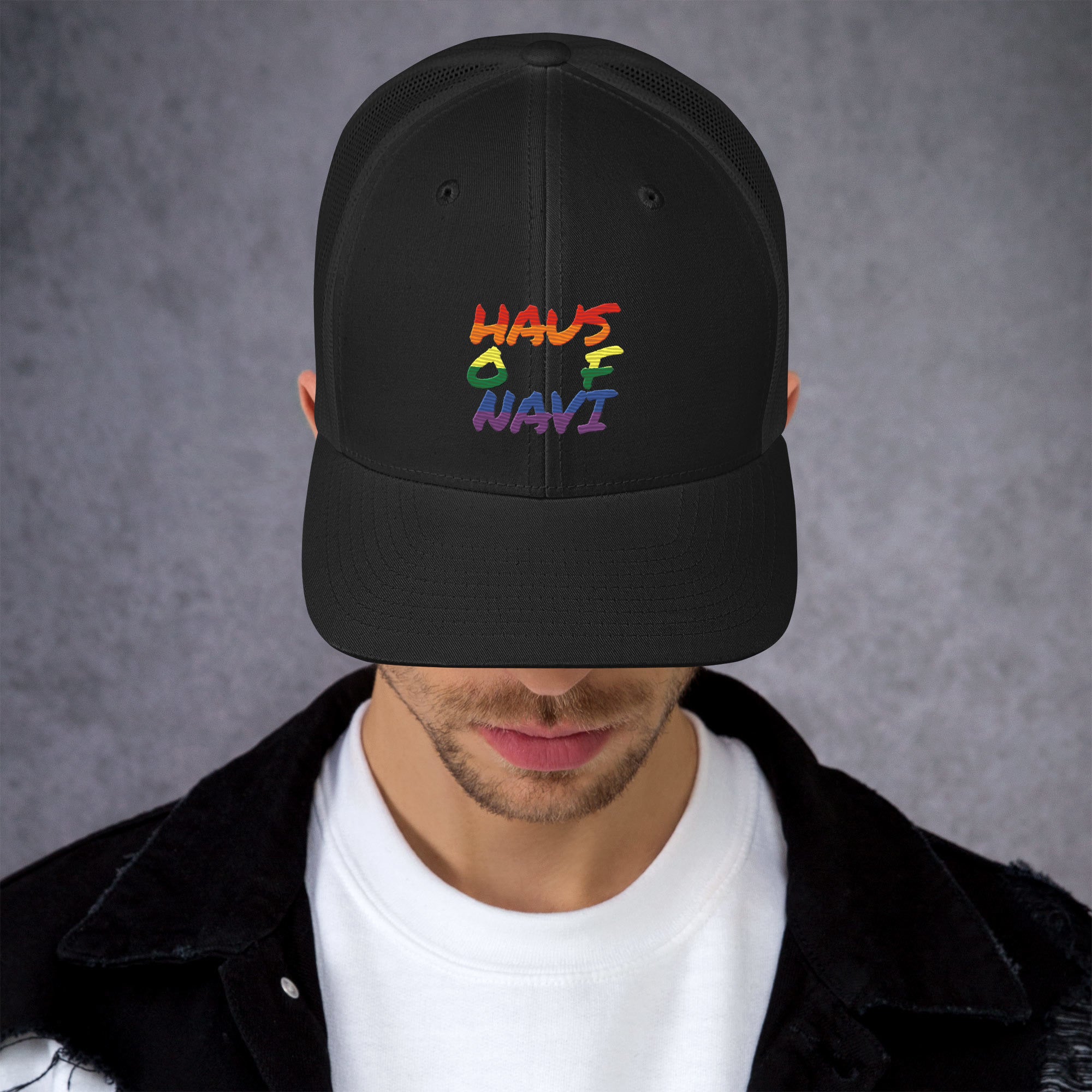 Pride Square Logo Trucker Hat