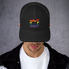 Load image into Gallery viewer, HAUS of NAVI Pride Logo Trucker Cap