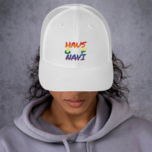 Load image into Gallery viewer, HAUS of NAVI Pride Logo Trucker Cap