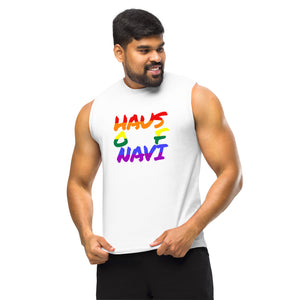 HAUS of NAVI Pride Logo Muscle Shirt