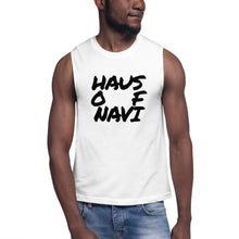 Load image into Gallery viewer, HAUS of NAVI Square Logo Muscle Shirt