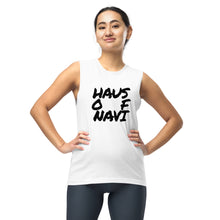 Load image into Gallery viewer, HAUS of NAVI Square Logo Muscle Shirt