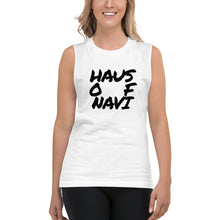 Load image into Gallery viewer, HAUS of NAVI Square Logo Muscle Shirt