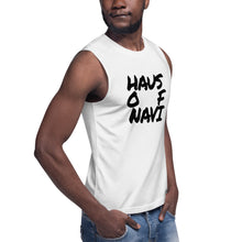 Load image into Gallery viewer, HAUS of NAVI Square Logo Muscle Shirt