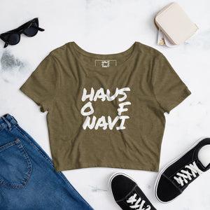 HAUS of NAVI Square Logo Women’s Crop Tee