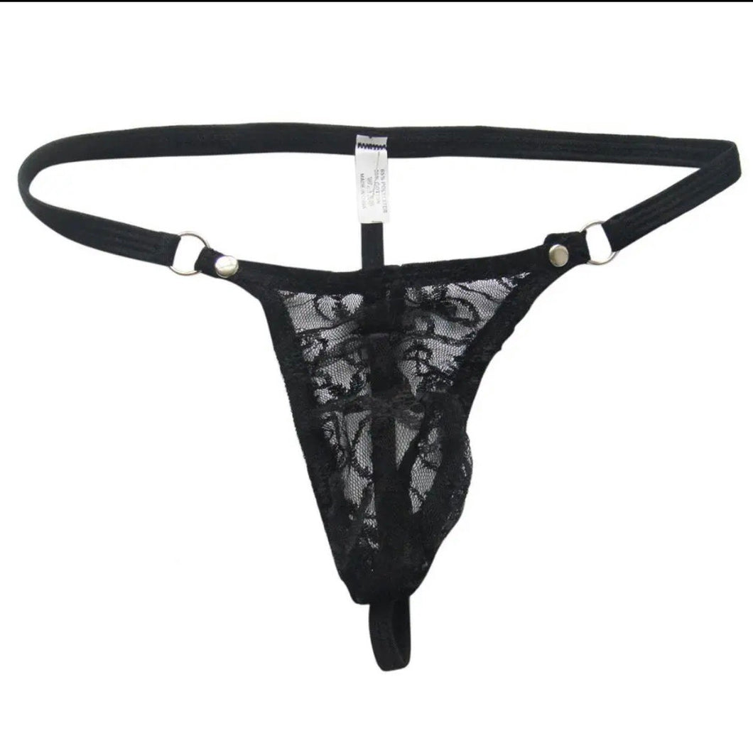 HAUS of NAVI Men's Lace Thong