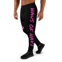 Load image into Gallery viewer, HAUS of NAVI Pink Logo Men&#39;s Joggers