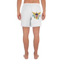 Load image into Gallery viewer, VI Flag Logo Men&#39;s Athletic Long Shorts II