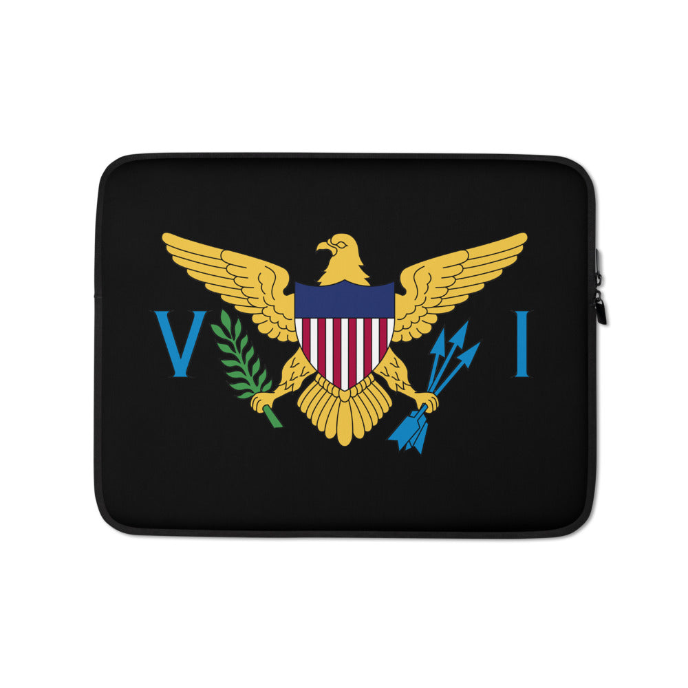 VI Flag Laptop Sleeve
