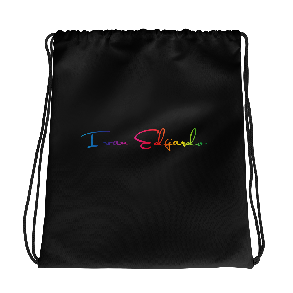 Ivan Edgardo Pride Logo Drawstring Bag