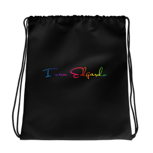 Ivan Edgardo Pride Logo Drawstring Bag