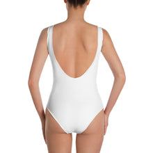 Load image into Gallery viewer, VI Flag White One-Piece Swimsuit
