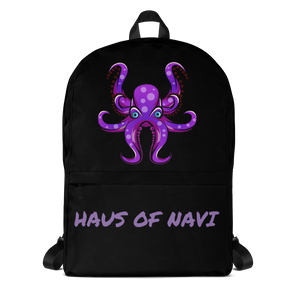 HAUS of NAVI Purple Logo Backpack