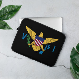 VI Flag Laptop Sleeve