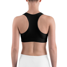 Load image into Gallery viewer, HAUS of NAVI Purple Logo Sports bra