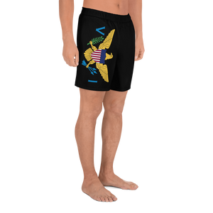 VI Flag Men's Athletic Long Shorts
