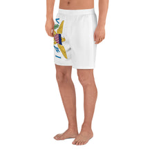 Load image into Gallery viewer, VI Flag Logo Men&#39;s Athletic Long Shorts