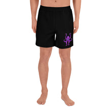 Load image into Gallery viewer, HAUS of NAVI Purple Logo Men&#39;s Athletic Long Shorts
