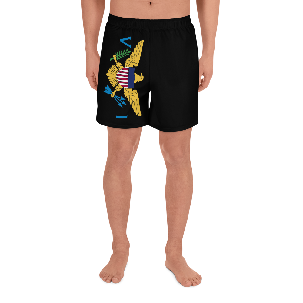 VI Flag Men's Athletic Long Shorts