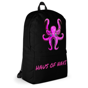 HAUS of NAVI Pink Logo Backpack