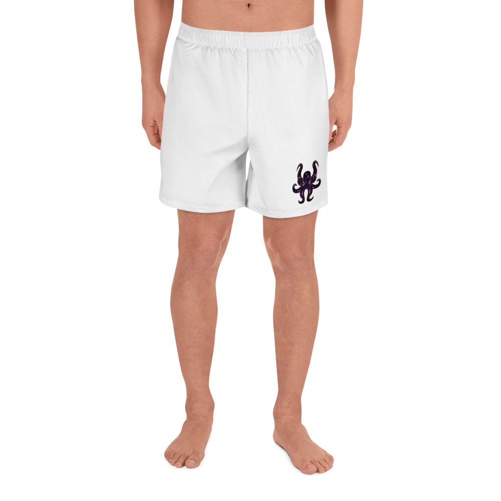 HAUS of NAVI Black Logo Men's Athletic Long Shorts