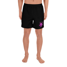 Load image into Gallery viewer, HAUS of NAVI Pink Logo Men&#39;s Athletic Long Shorts