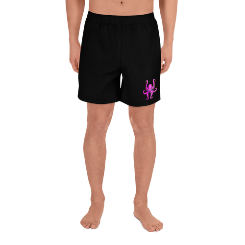 HAUS of NAVI Pink Logo Men's Athletic Long Shorts