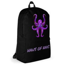 Load image into Gallery viewer, HAUS of NAVI Purple Logo Backpack