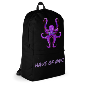 HAUS of NAVI Purple Logo Backpack