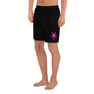 HAUS of NAVI Pink Logo Men's Athletic Long Shorts