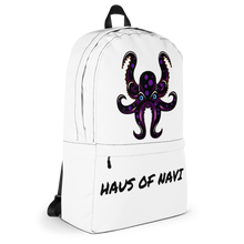 Load image into Gallery viewer, HAUS of NAVI Black Logo Backpack