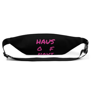 HAUS of NAVI Pink Logo Fanny Pack