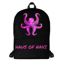 Load image into Gallery viewer, HAUS of NAVI Pink Logo Backpack