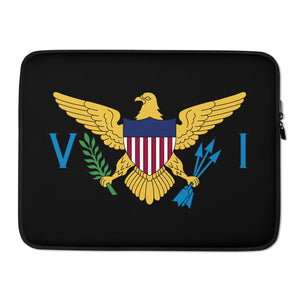VI Flag Laptop Sleeve