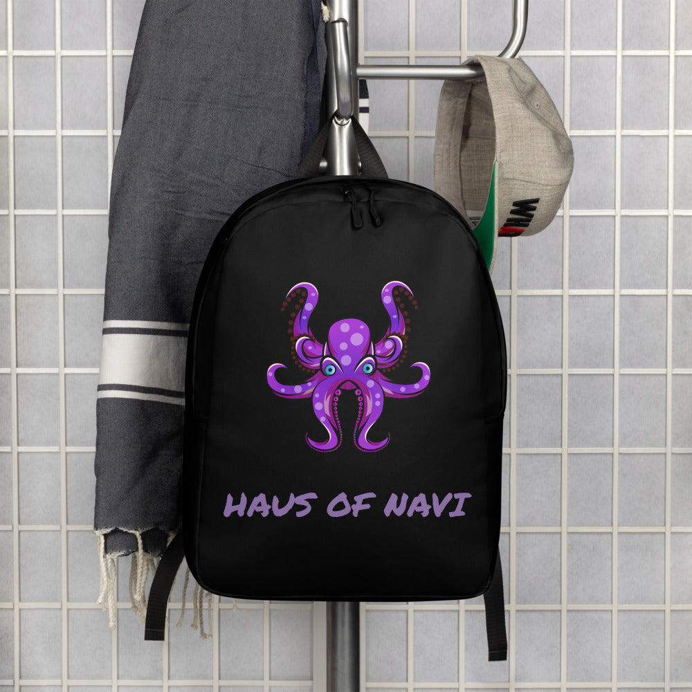 Purple Logo Minimalist Backpack