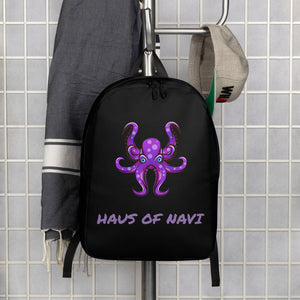 HAUS of NAVI Purple Logo Minimalist Backpack