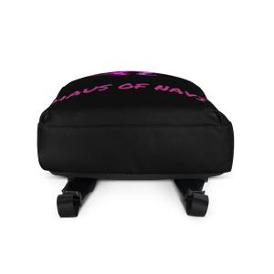 HAUS of NAVI Pink Logo Backpack