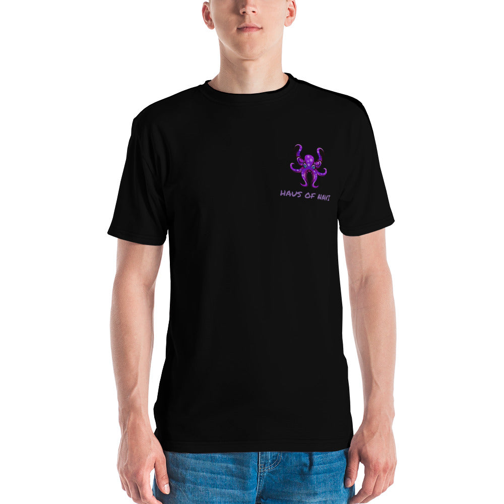 HAUS of NAVI Purple Logo Men's T-shirt