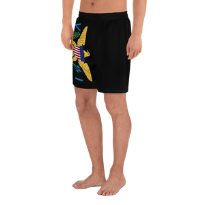 VI Flag Men's Athletic Long Shorts