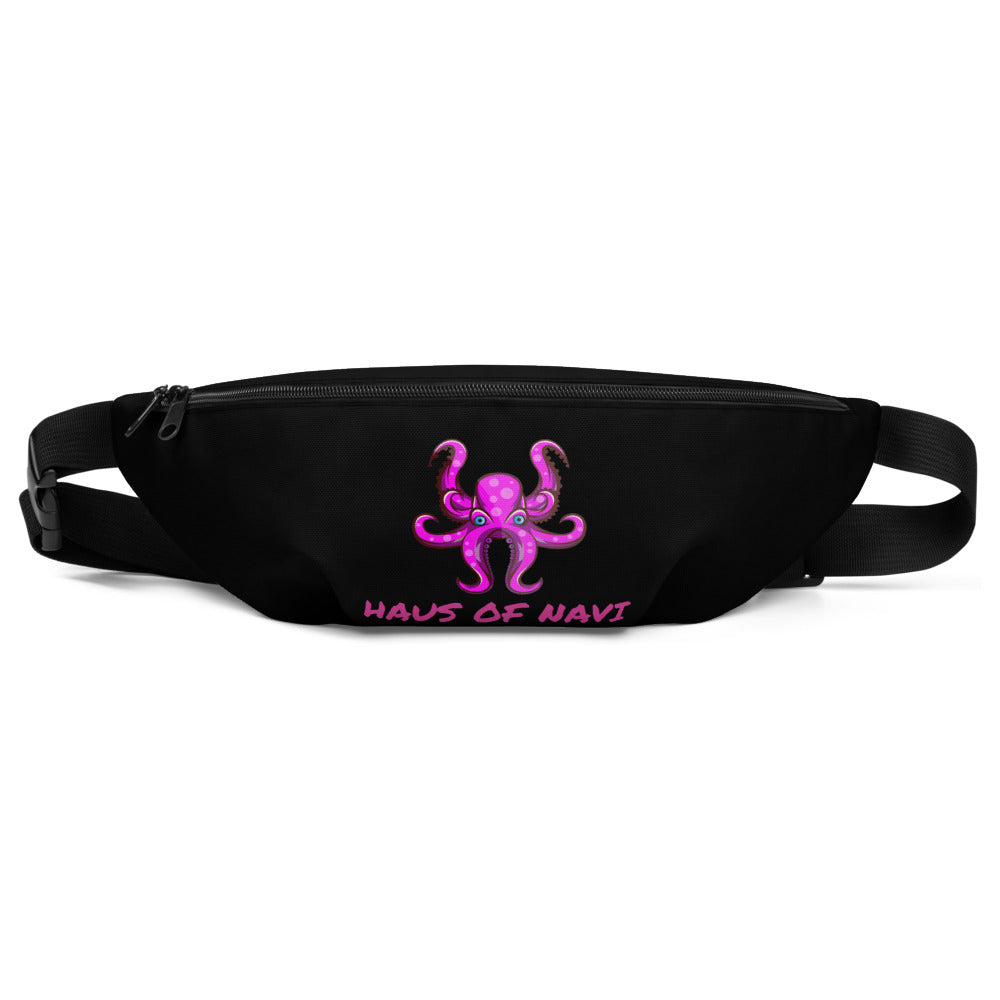 HAUS of NAVI Pink Logo Fanny Pack