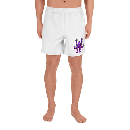 HAUS of NAVI Purple Logo Men's Athletic Long Shorts