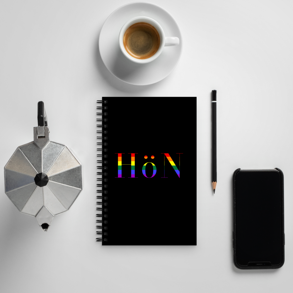 HöN Pride Logo Spiral notebook